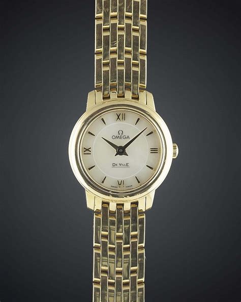 omega colored watches|omega solid gold ladies watch.